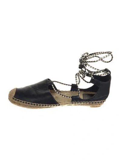 Pre-owned Tory Burch Leather Espadrilles