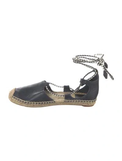 Pre-owned Tory Burch Leather Espadrilles