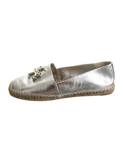 Pre-owned Tory Burch Leather Espadrilles