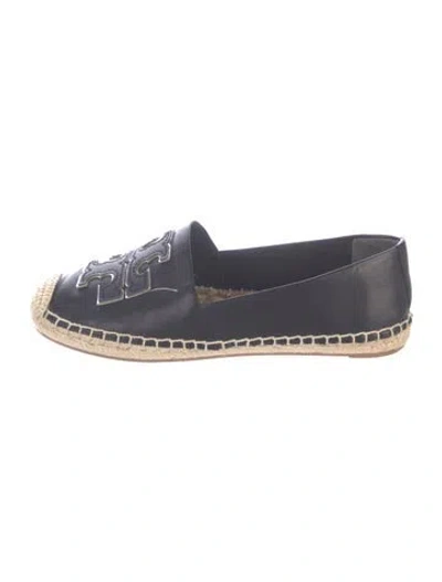 Pre-owned Tory Burch Leather Espadrilles In Blue