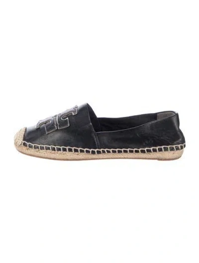 Pre-owned Tory Burch Leather Espadrilles In Blue