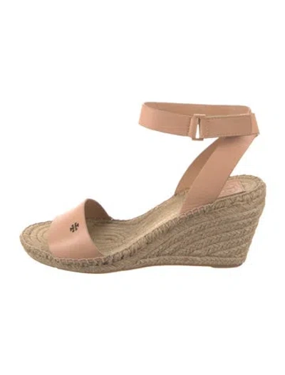 Pre-owned Tory Burch Leather Espadrilles In Multi