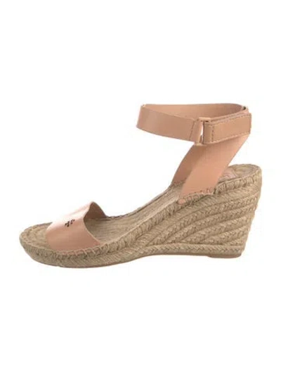 Pre-owned Tory Burch Leather Espadrilles In Multi