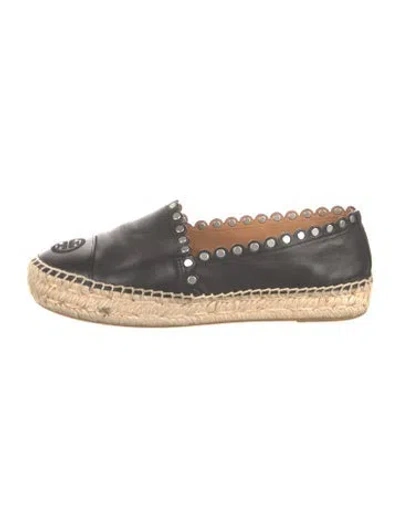 Pre-owned Tory Burch Leather Espadrilles In Multicolor