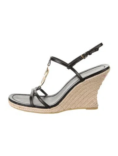 Pre-owned Tory Burch Leather Espadrilles In Multicolor