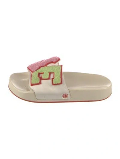 Pre-owned Tory Burch Leather Espadrilles In Neutrals