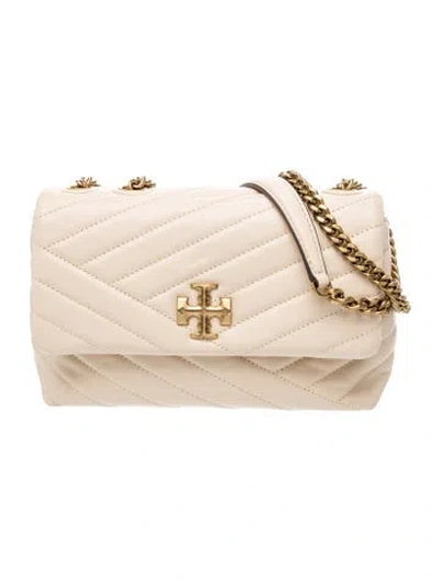 Pre-owned Tory Burch Leather Evening Bag In Neutral