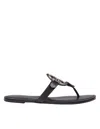 Tory Burch Leather Flip-flop Sandal In Black