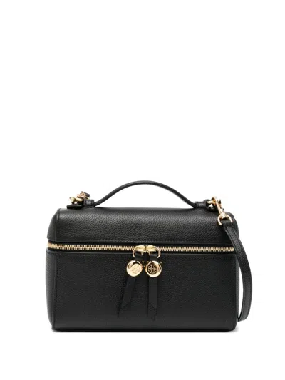 Tory Burch Mini Bags With Top Handle And Crossbody Strap In Black