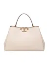 Tory Burch Medium Leather Eleanor Top-handle Bag In Neutral