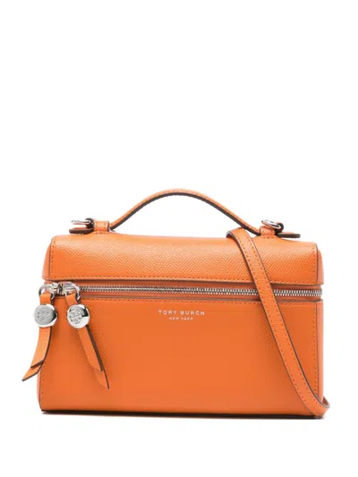 Tory Burch Leather Handbag In Orange