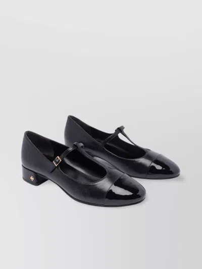 Tory Burch Leather High Heel Logo Pumps