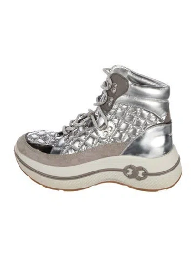 Pre-owned Tory Burch Leather Hiking Boots