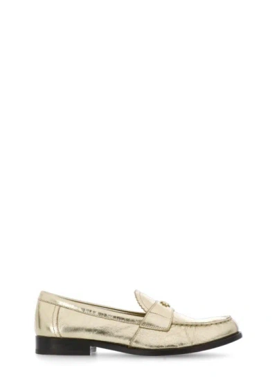 Tory Burch Leather Loafer In Neutrals