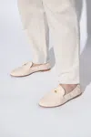 Tory Burch Ballet Loafers In Cream