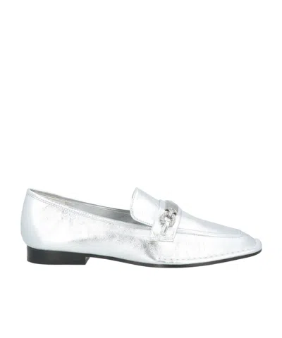 Tory Burch Leather Loafers In Purple