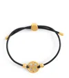 Tory Burch Leather Miller Slider Bracelet In Gold