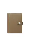 Tory Burch Leather Passport Case In Brown