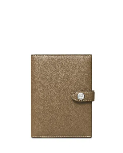 Tory Burch Leather Passport Case In Brown