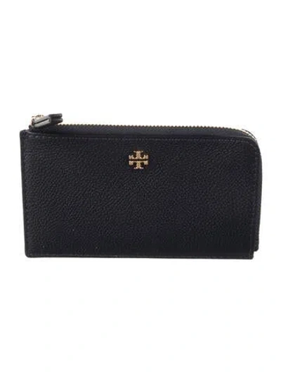 Pre-owned Tory Burch Leather Pouch In Blue