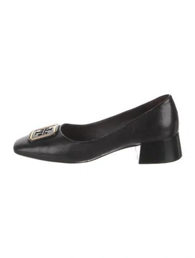 Pre-owned Tory Burch Leather Pumps In Black