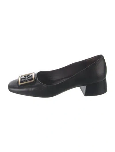 Pre-owned Tory Burch Leather Pumps In Black