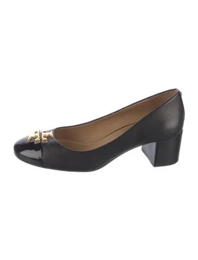 Pre-owned Tory Burch Leather Pumps In Black