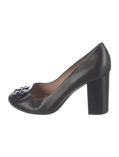 Pre-owned Tory Burch Leather Pumps In Black