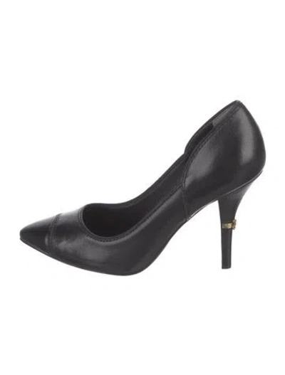 Pre-owned Tory Burch Leather Pumps In Blue