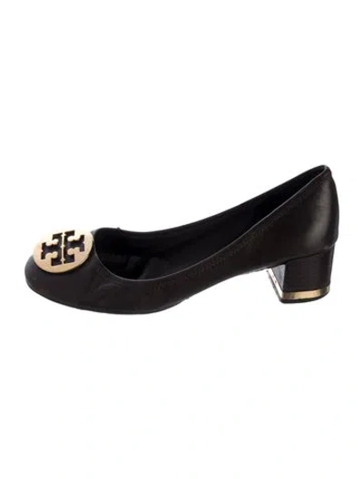 Pre-owned Tory Burch Leather Pumps In Brown