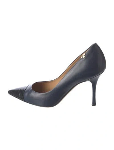 Pre-owned Tory Burch Leather Pumps In Multi