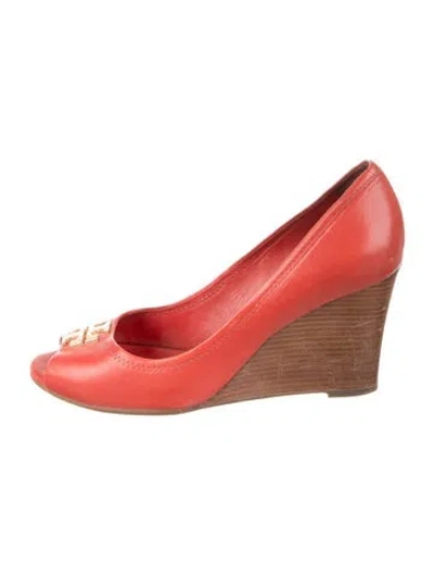 Pre-owned Tory Burch Leather Pumps In Multi
