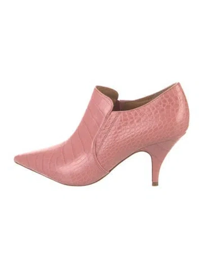 Pre-owned Tory Burch Leather Pumps In Pink