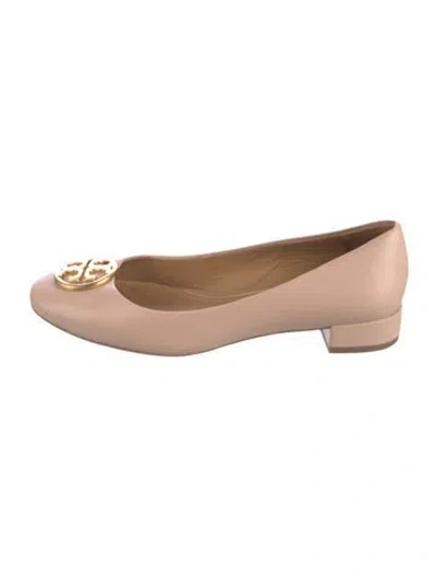 Pre-owned Tory Burch Leather Pumps In Pink