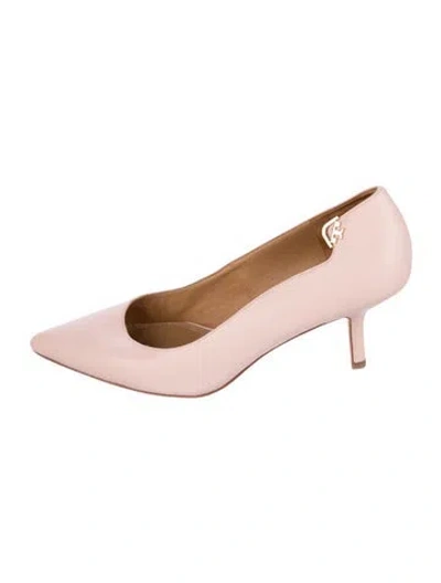 Pre-owned Tory Burch Leather Pumps In Pink