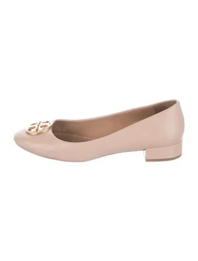 Pre-owned Tory Burch Leather Pumps In Pink