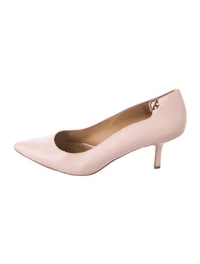 Pre-owned Tory Burch Leather Pumps In Pink