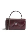 Tory Burch Kira Diamond Quilt Distressed Vanity Case Handbags Bordeaux In Red