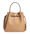 Tory Burch Textured Pebble Bucket Bag With Gold Hardware In Gold