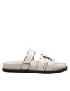 Tory Burch Ines Sport Slides In Beige