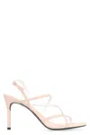 Tory Burch Leather Sandals In Multi
