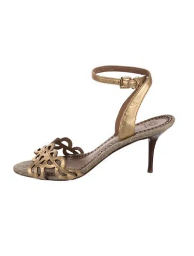 Pre-owned Tory Burch Leather Sandals