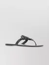 Tory Burch Leather Sandals Featuring Rhinestones