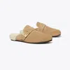 Tory Burch Mules Mellow In Shearling Color Taupe