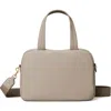 Tory Burch Leather Satchel In Neutral