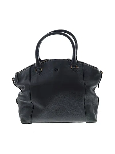 Pre-owned Tory Burch Leather Satchel In Black