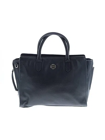 Pre-owned Tory Burch Leather Satchel In Blue