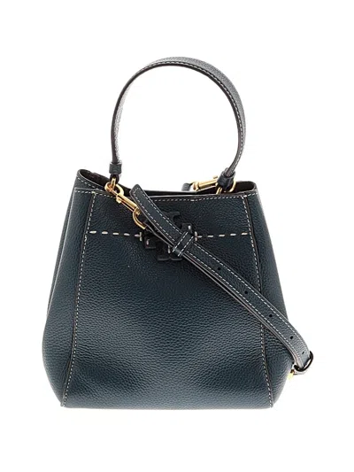 Pre-owned Tory Burch Leather Satchel In Teal