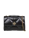 Tory Burch Leather Shoulder Bag In Black