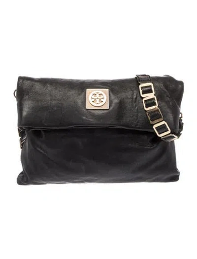 Pre-owned Tory Burch Leather Shoulder Bag In Blue